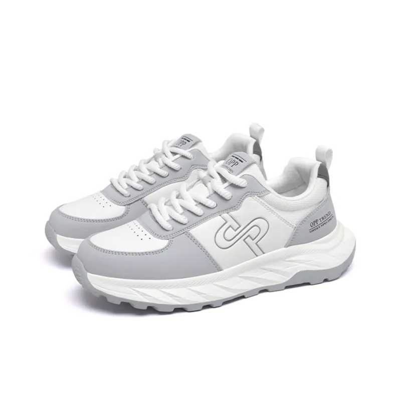 OPP Casual Shoes Men Low Top White Black/White Gray-5