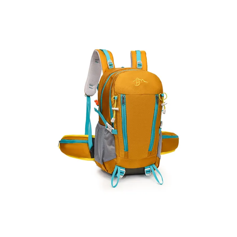 AUNG Nylon Backpack Regular Unisex Green/Black/Yellow/Blue/Black-7