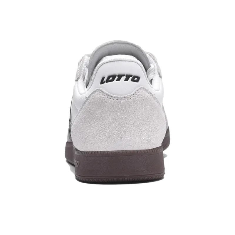 LOTTO Anti Slip Wear Resistant Low Top Skateboard Shoes Women's White Gray-2