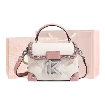 MISS GAIL Synthetic Leather Handheld Handbag Shoulder Bag Crossbody Bag Regular Women's Pink