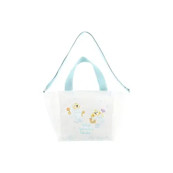 Disney Duffy And Friends Polyester Tote Bag Shopping Bag Shoulder Bag Handbag Unisex White