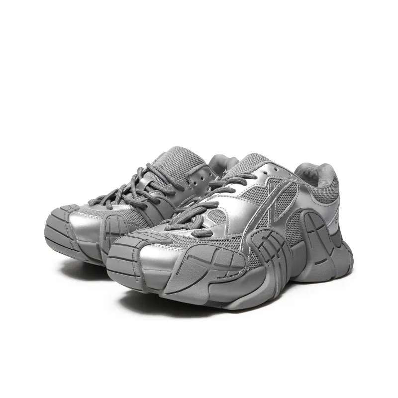 CAIHEE Anti Slip And Wear Resistant Coverage Low Top Chunky Sneakers Unisex-1