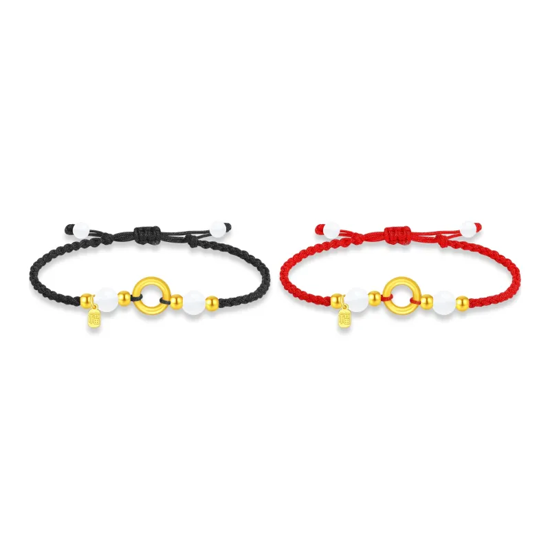 SINO GEM Gold Bracelet Unisex-4