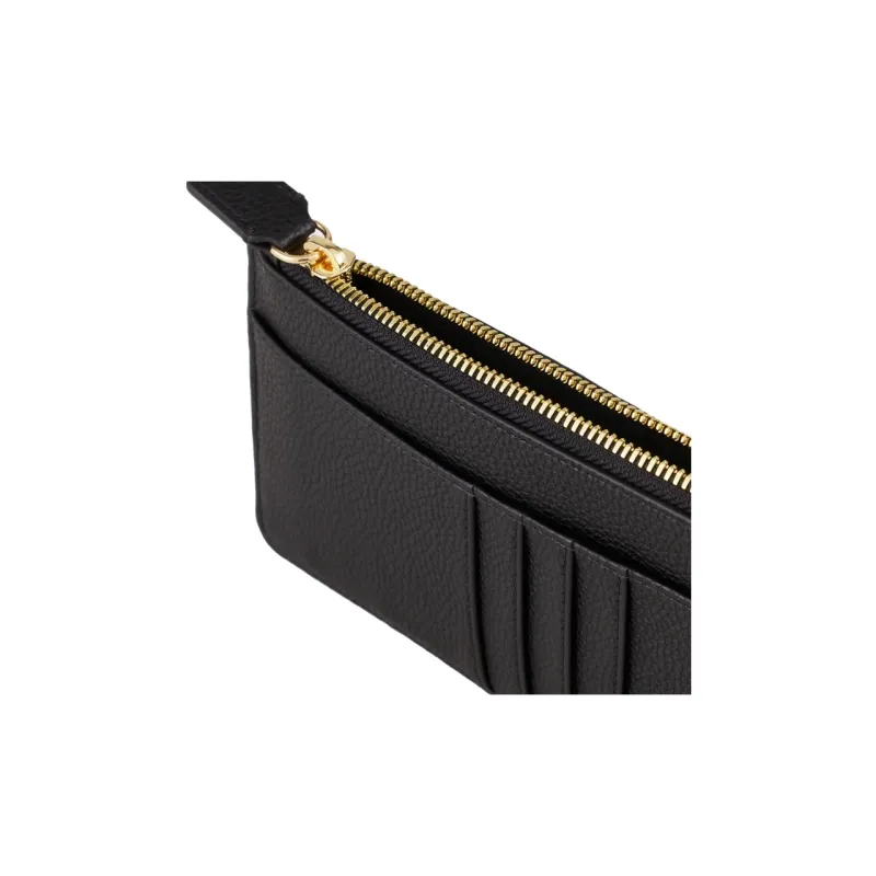 EMPORIO ARMANI Polyester Clutch Wallet Women's Black-4