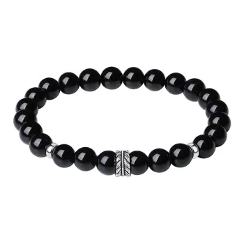 ZUIWENGLANGYASHANWENCHUANG Obsidian Bracelets Unisex