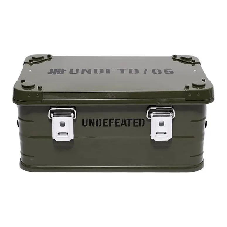 UNDEFEATED Aluminum Alloy Storage Boxes Unisex Olive Green-0