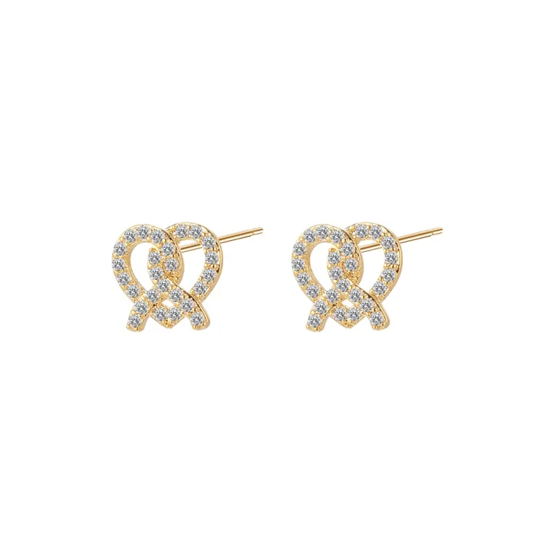 EAR PARTNER 925 Sterling Silver Stud Earrings Women's-0
