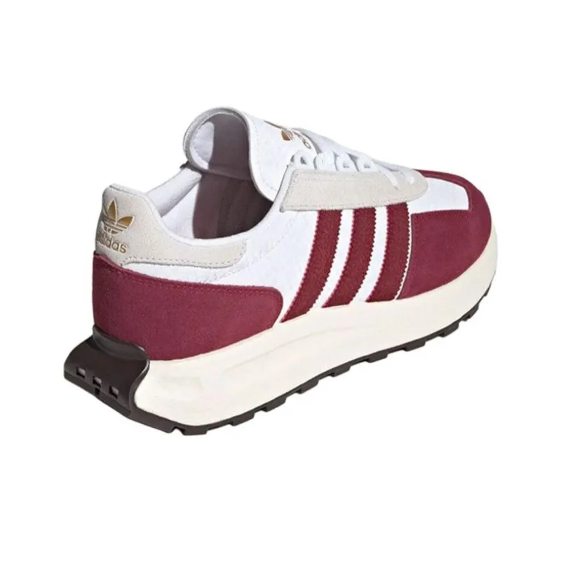 Adidas Originals Retropy E5 Anti Slip Wear Resistant Low Top Running Shoes Unisex Red-3