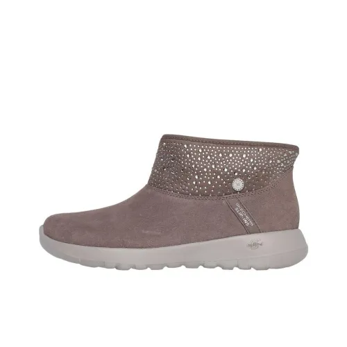 Martha Stewart x Skechers Slip Ins Ankle Boots Women's Taupe