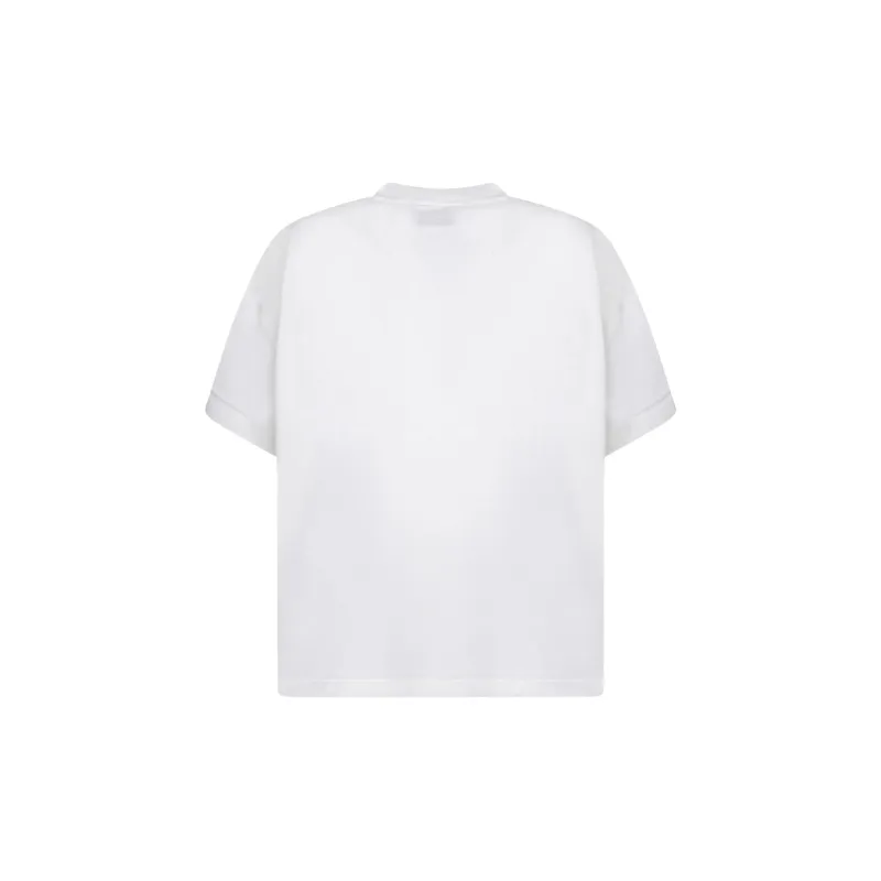 BONSAI STUDIO Logo print Cotton T shirt-1