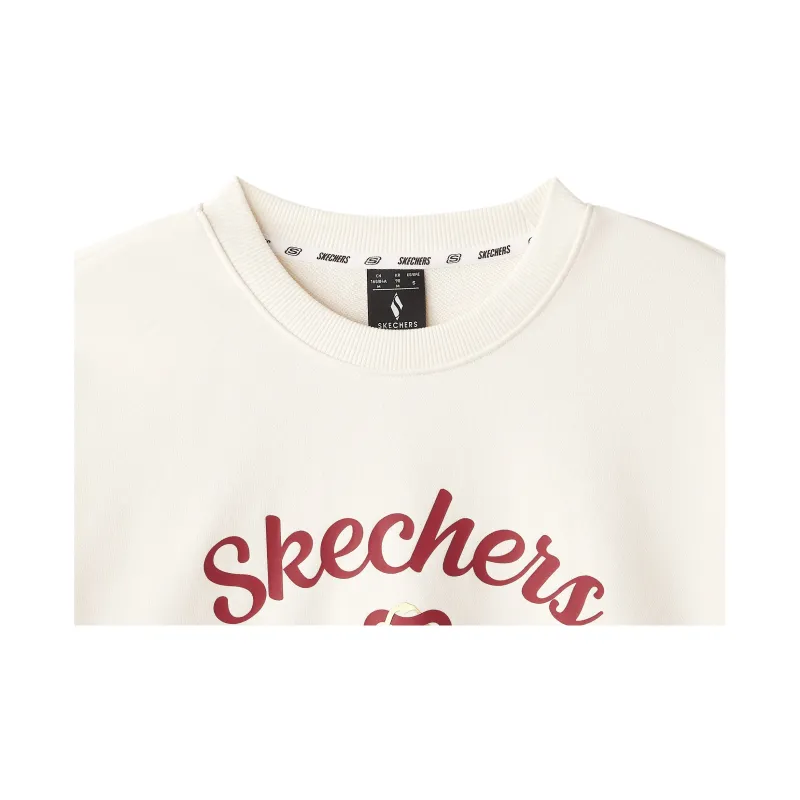 Skechers Sweatshirt Women's Pure White-2