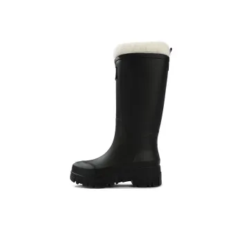 UBZ Water Resistant Rain Boots Women's Natural Black