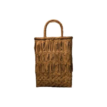 HUZISYOKUNINN Grapevine Small Square Bag Handbags Medium Size Women's Brown