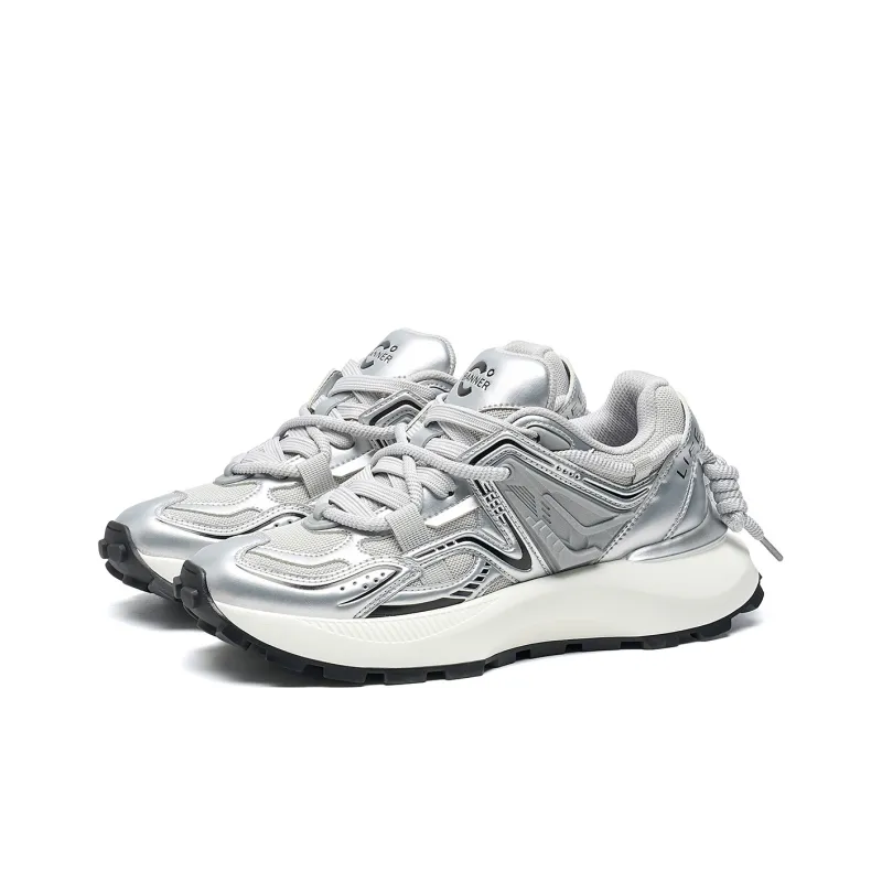 C°BANNER Wear-resistant And Lightweight Low-Top Chunky Sneakers Men's-1