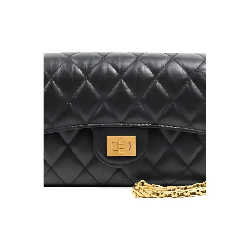 CHANEL Calfskin Crossbody Bag, Shoulder Bag Mini Women's Black-2