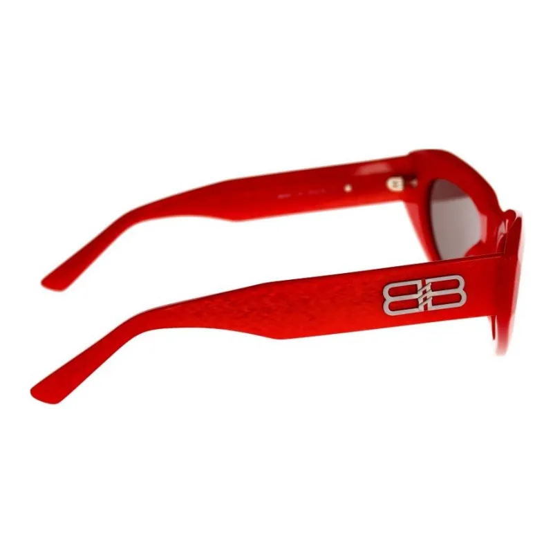 Balenciaga Acetate Cat Eye Sunglasses Women's Red-2