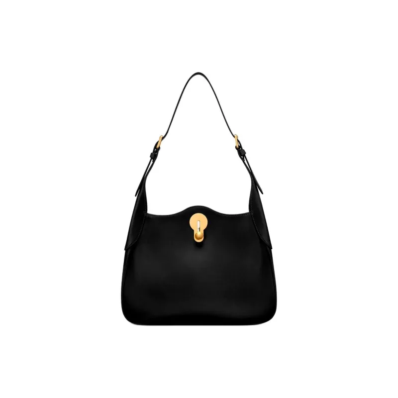 DIOR Calfskin Hobo Bag, Handbag, Shoulder Bag Large Size Women's Black-2