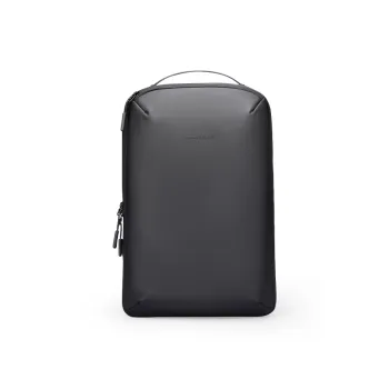 MARK RYDEN Oxford Backpack Regular Men's Elegant Black/Trendy Gray