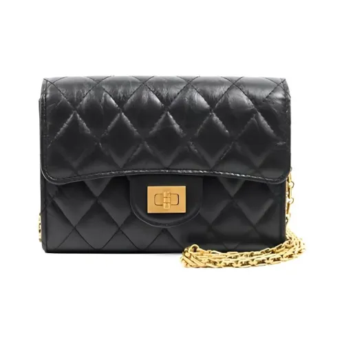CHANEL Calfskin Crossbody Bag, Shoulder Bag Mini Women's Black