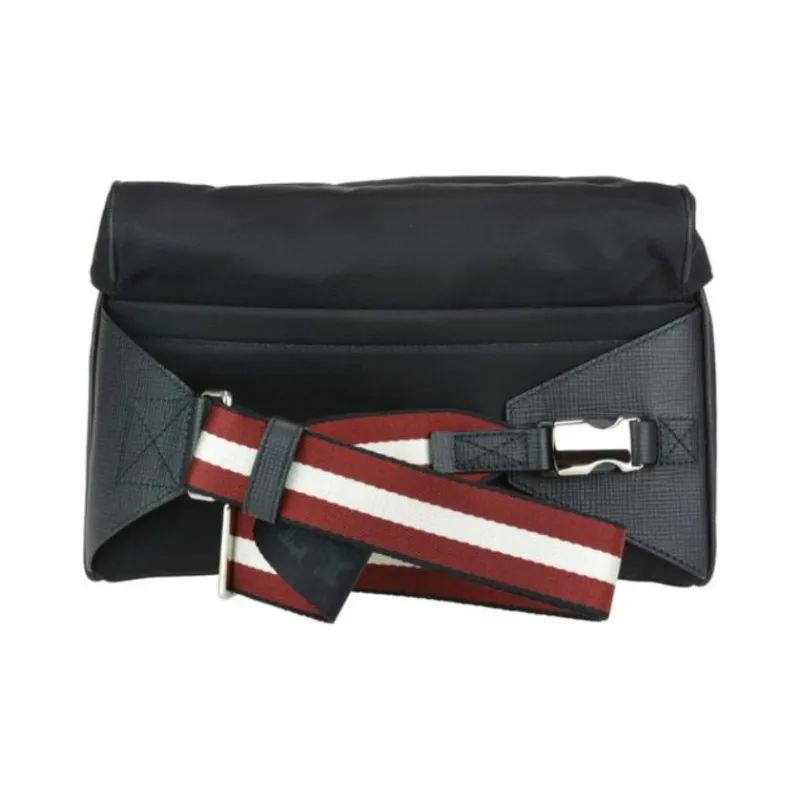 BALLY Nylon Crossbody Bag Men's Black-2