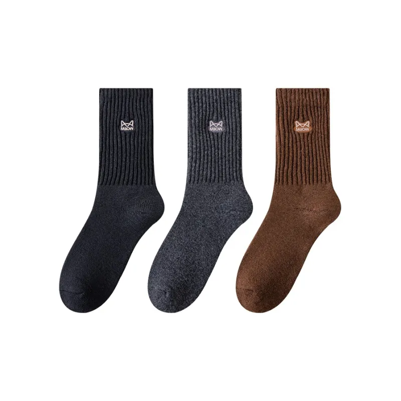 MIIOW Knee High Socks Men's 3 Pack-22