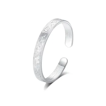 NVBBK 999 Fine Silver Sterling Silver Bracelets Women's