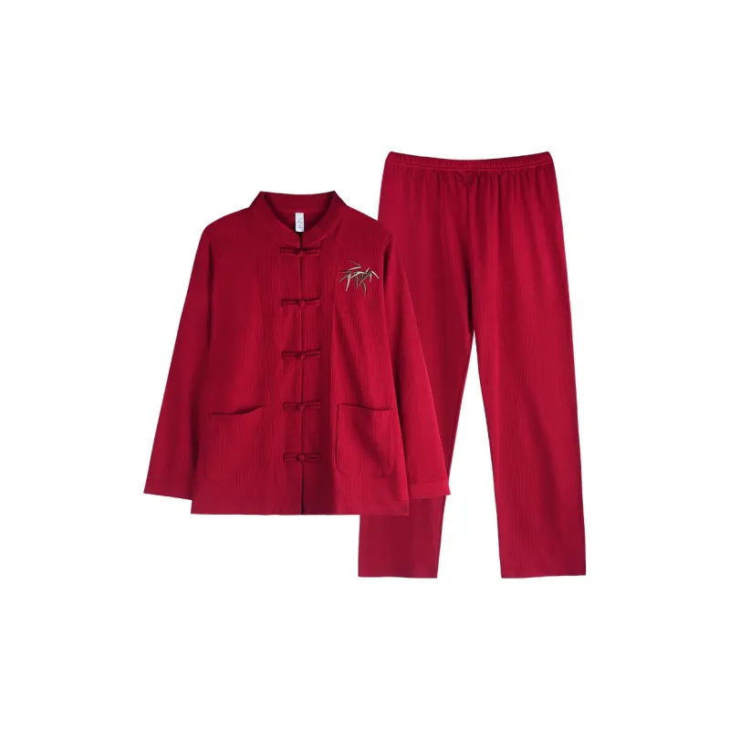 Xuan Liang Pajama Set Women's Maroon-0