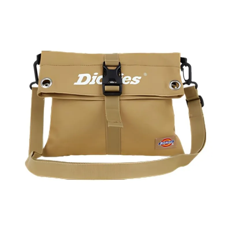 Dickies Cotton Shoulder Bag Crossbody Bag Unisex Khaki-0