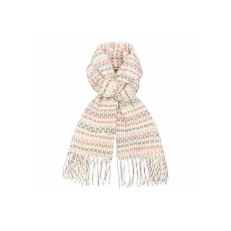 BANDICOOT Polyester Knit Scarves Women's Light Pink-0