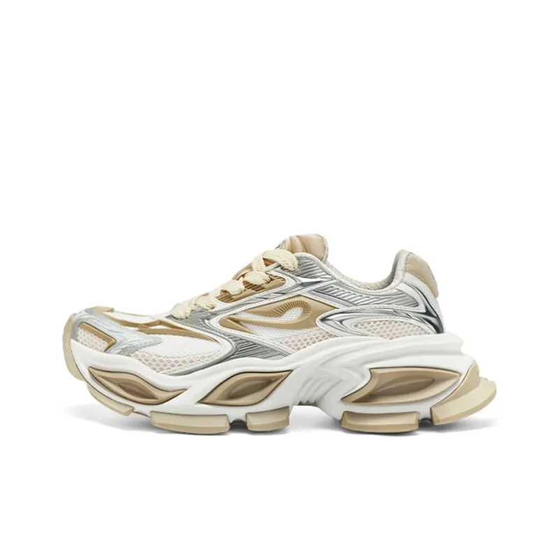 OGR Chunky Sneakers Unisex Low Top Ecru-0