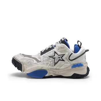 STARTER Vol 90s V STAR Stars Shoes Anti Slip Wear Resistant Low Top Chunky Sneakers Men's Blue