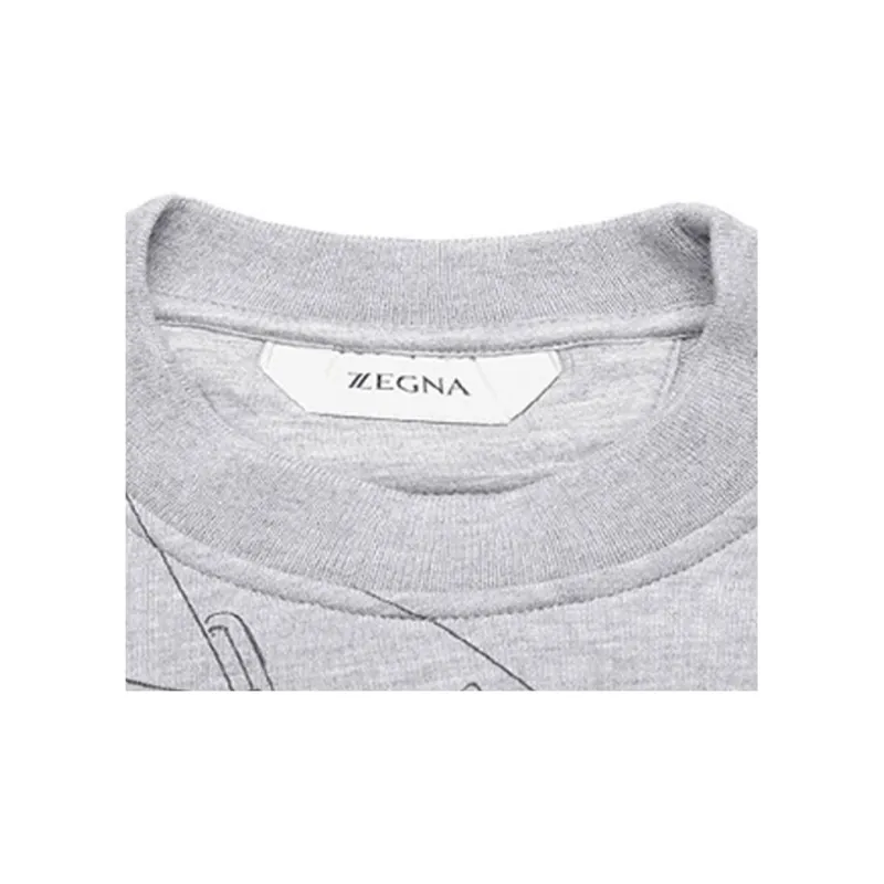Zzegna Sweatshirts Men Gray-4