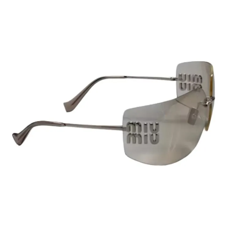 MIU MIU Shield frame Sunglasses-1