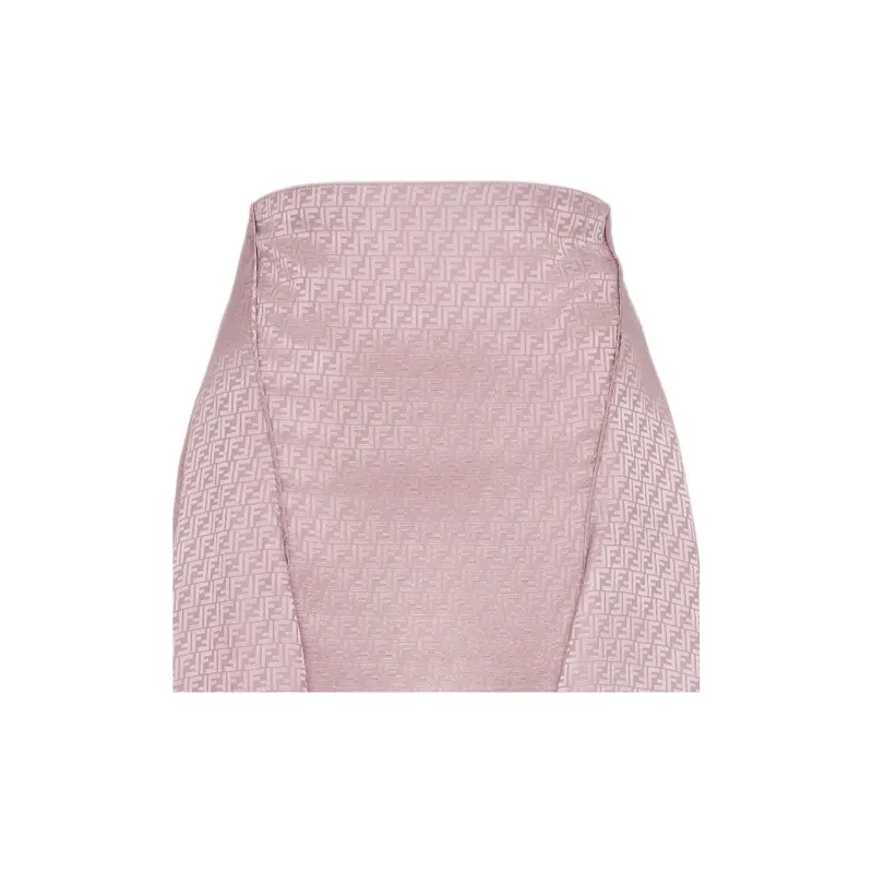 FENDI Monogram pattern Skirt-3
