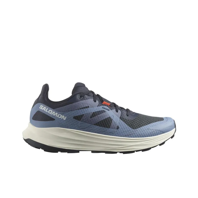 SALOMON ULTRA FLOW Anti-Slip Wear-Resistant Low-Top Casual Trail Running Running Shoes Men's Gray Blue-1