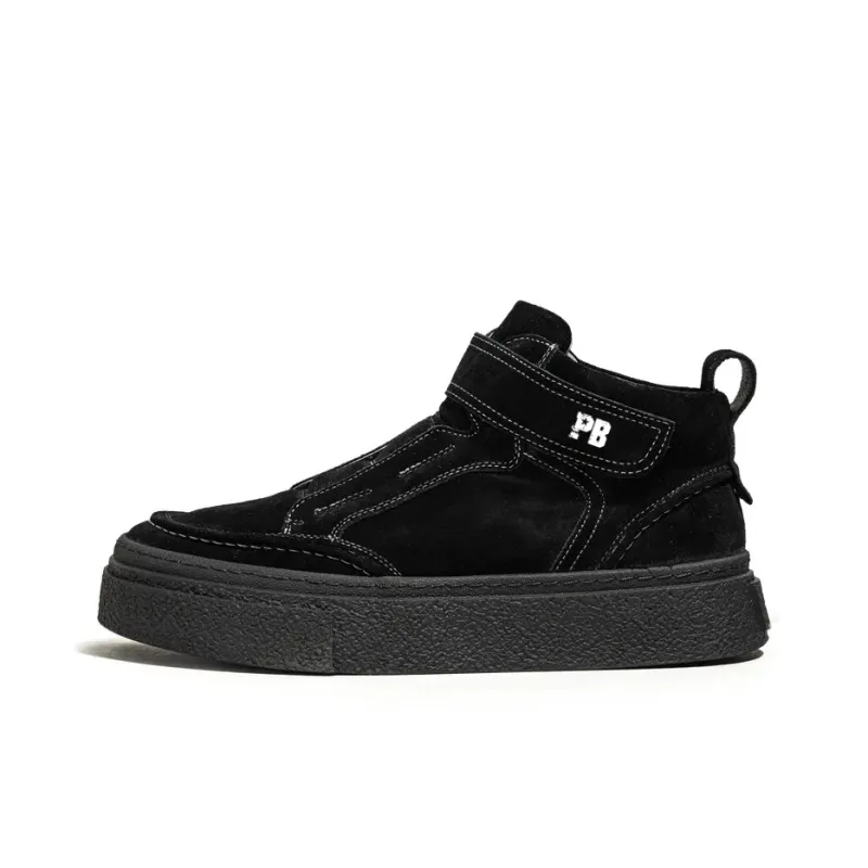 POLAR BEAR Slip-Resistant Cushioning Coverage High-Top Skateboard Shoes Men's-0