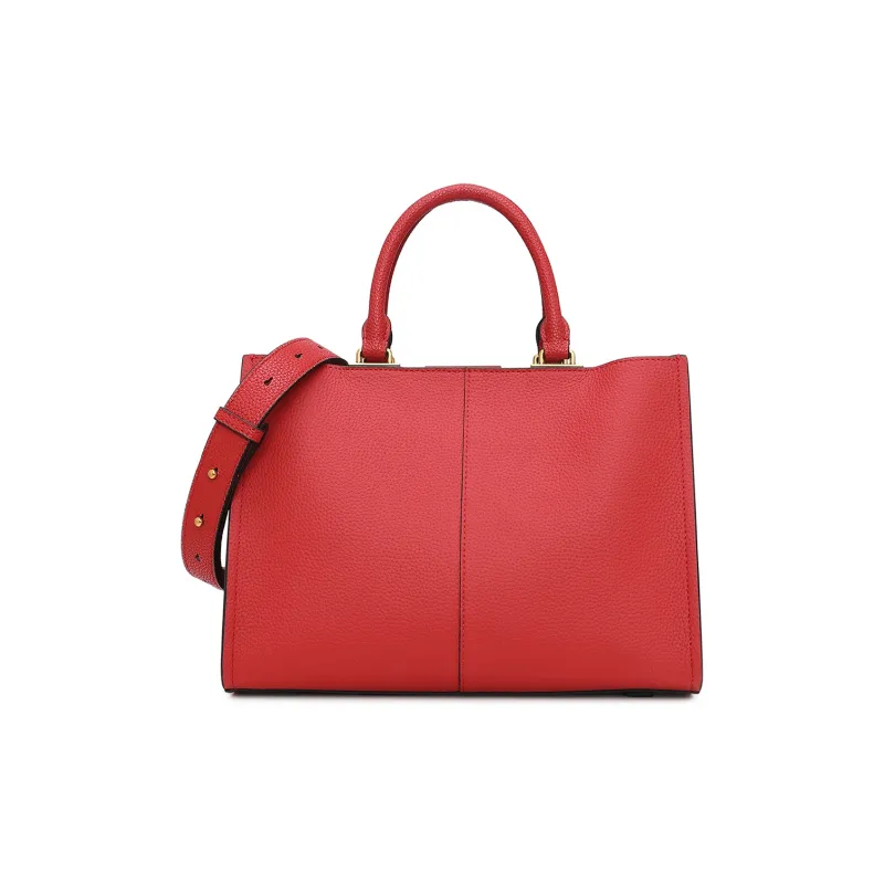 PIERRE CARDIN Top Grain Cow Leather Mommy Bag Crossbody Handbag Women's Multicolor-4