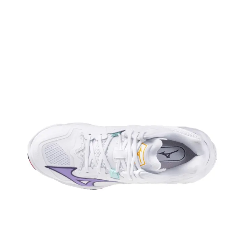 Mizuno Wave Lightning Z8 Wear resistant And Lightweight Mid Top Training Shoes Women's White-2