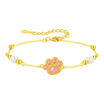 Lao Feng Xiang S925 Silver Bracelets Women's