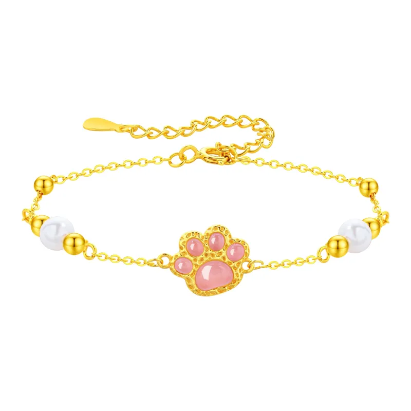Lao Feng Xiang S925 Silver Bracelets Women's-0