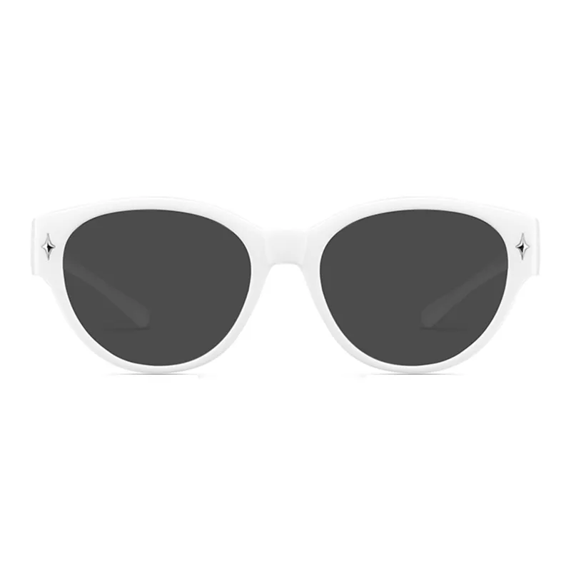 Wood Premium TR/Memory Plastic Round Sunglasses Unisex-4