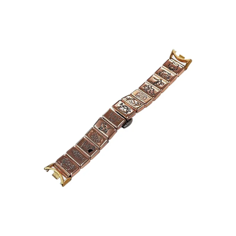 MSSM Iaomi 9/9nfc/8/8nfc/9pro/8pro/Red Beige Watch5/4 Xiaomi Compatibility Watch Band 170mm Mi9 Metal-10