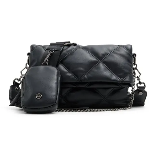 ALDO Artificial Leather Crossbody Bag Medium Size Women's Black-0