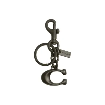 COACH Metal Bag Charm Bag Merch Unisex Matte Black