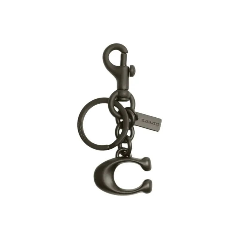 COACH Metal Bag Charm Bag Merch Unisex Matte Black-0