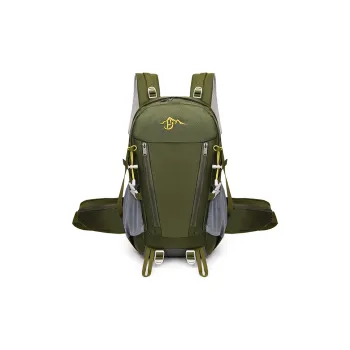 AUNG Nylon Backpack Regular Unisex Green/Black/Yellow/Blue/Black