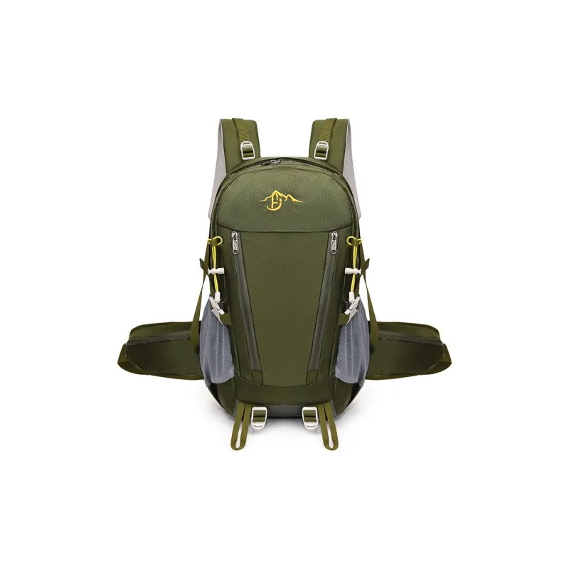 AUNG Nylon Backpack Regular Unisex Green/Black/Yellow/Blue/Black-0