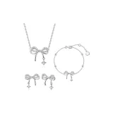 Bracelet+Necklace+Stud Earrings
