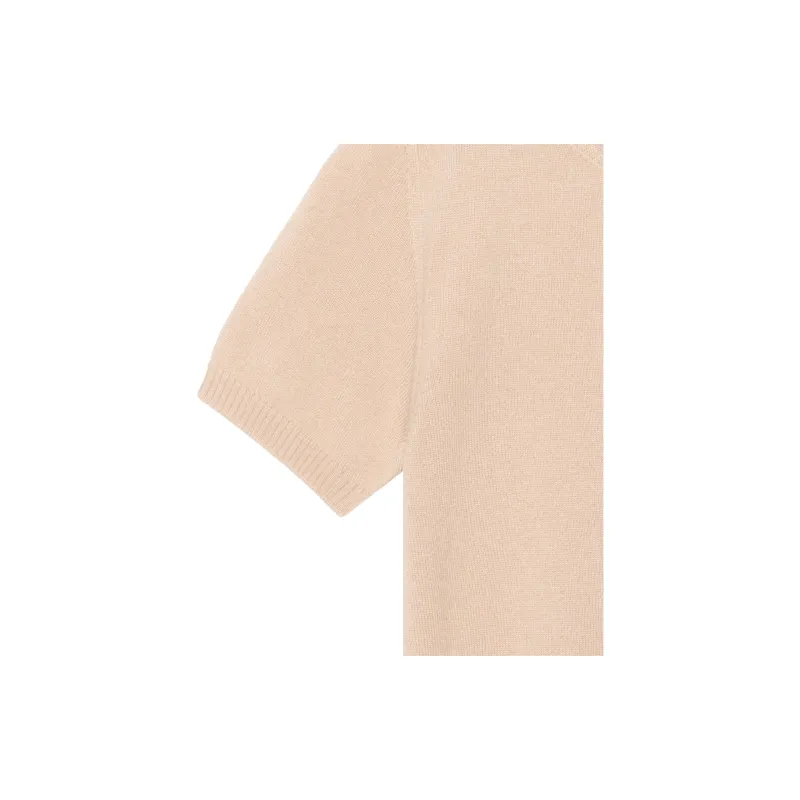 MIU MIU Logo intarsia Cashmere Top-6