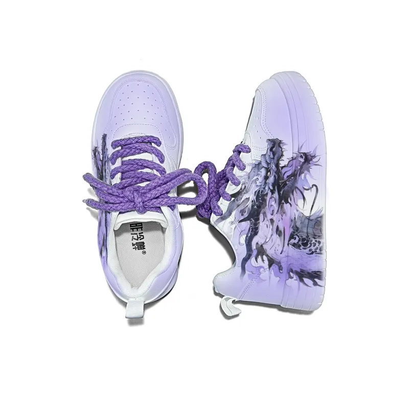 Cold Cicadas Yesterday Anti-Slip Wear-Resistant Lightweight Breathable Low-Top Skateboard Shoes Unisex-3